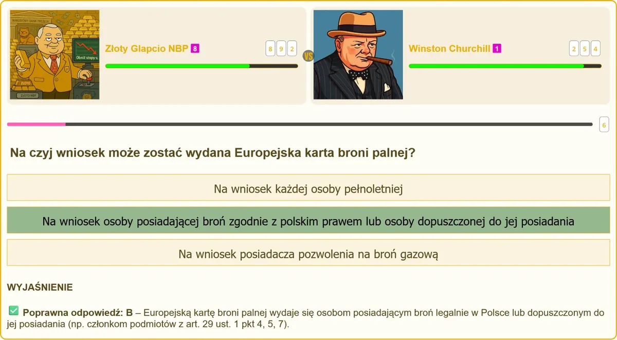 Krąg osób uprawnionych do wniosku o Europejską kartę broni palnej