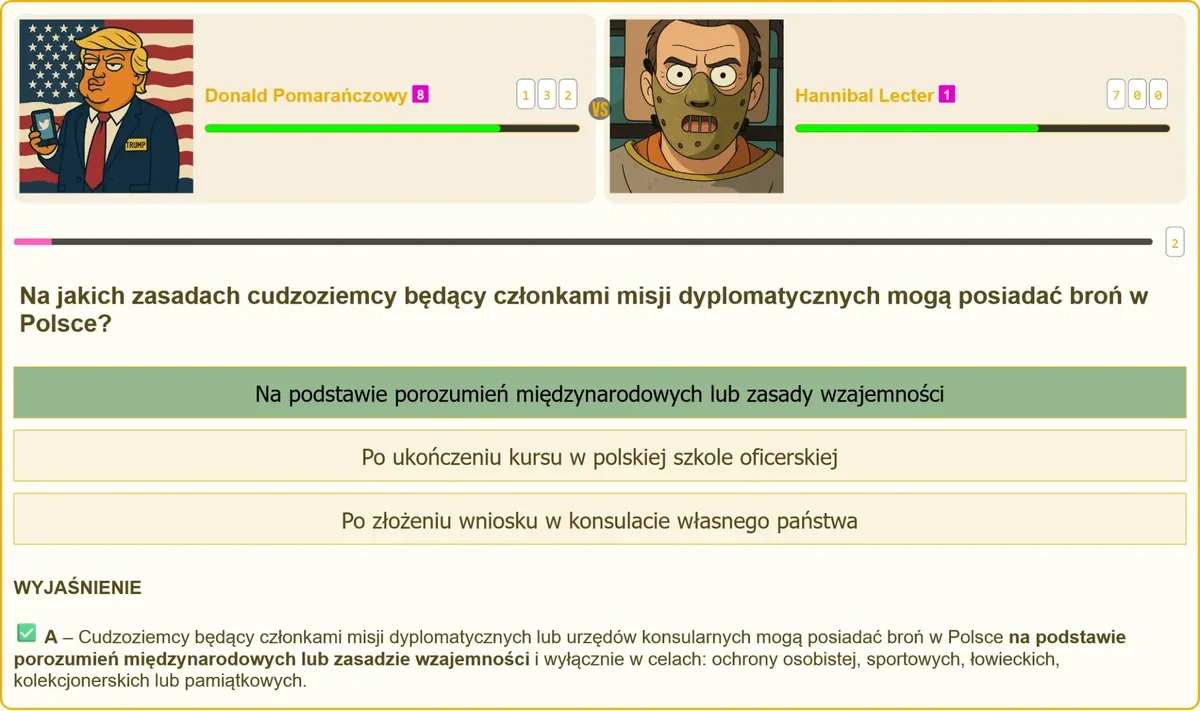 Dokumenty i procedura wydawania pozwolenia na broń dla dyplomatów