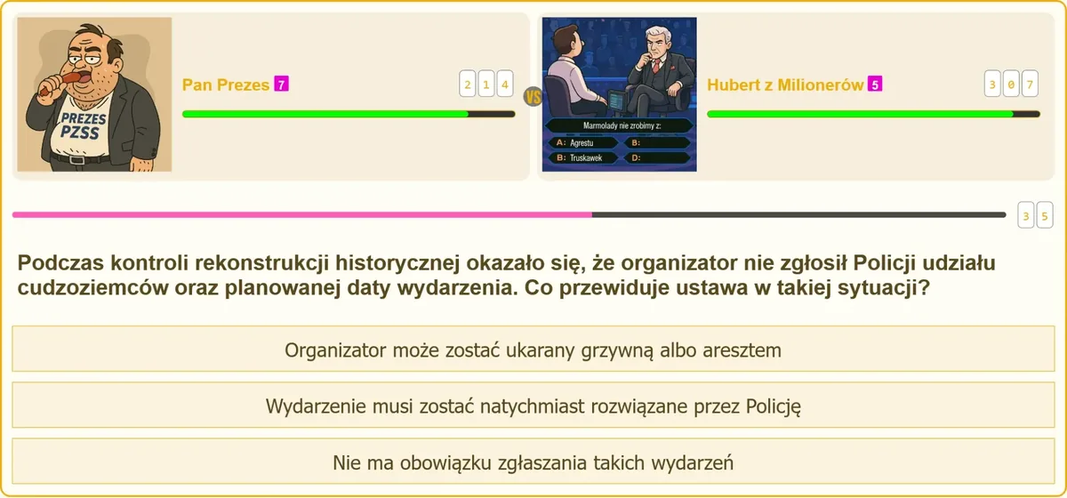 Obowiązek zgłoszenia udziału cudzoziemców w rekonstrukcji historycznej