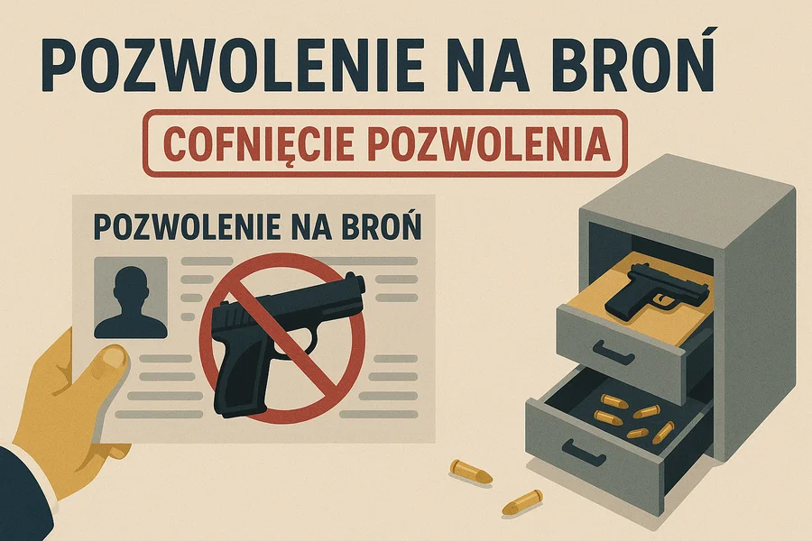 Broń przechowywana niewłaściwie poza sejfem