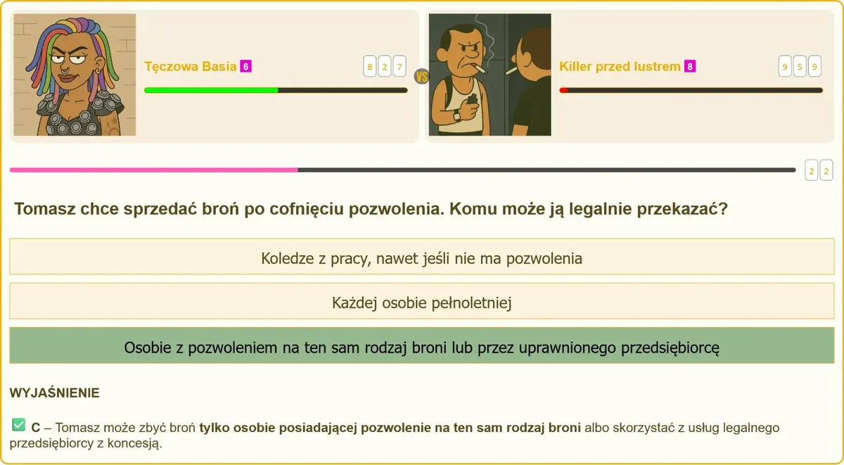 Zbycie broni po cofnięciu pozwolenia na broń