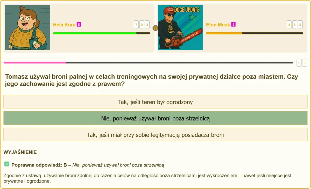 Trening strzelecki dozwolony wyłącznie na wyznaczonej strzelnicy