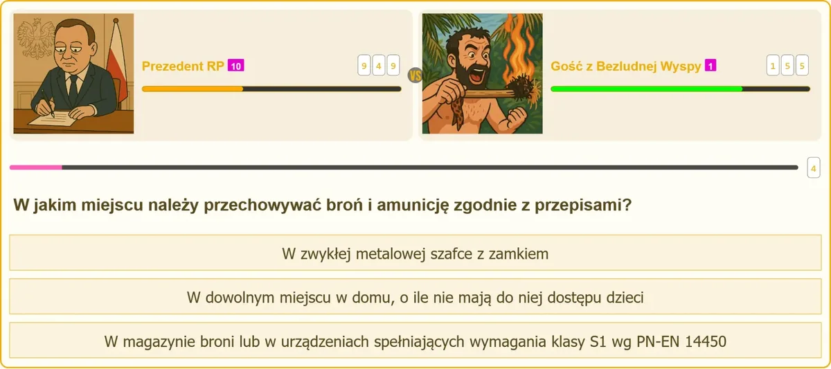 Sejf klasy S1 do bezpiecznego przechowywania broni palnej i amunicji