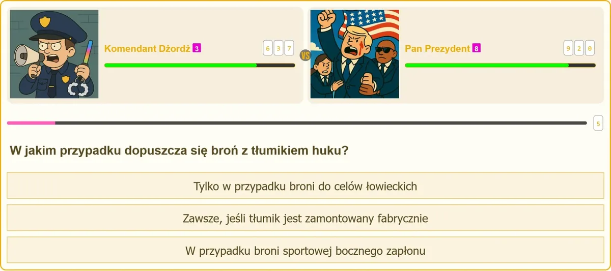 tłumik huku zamontowany na broni myśliwskiej