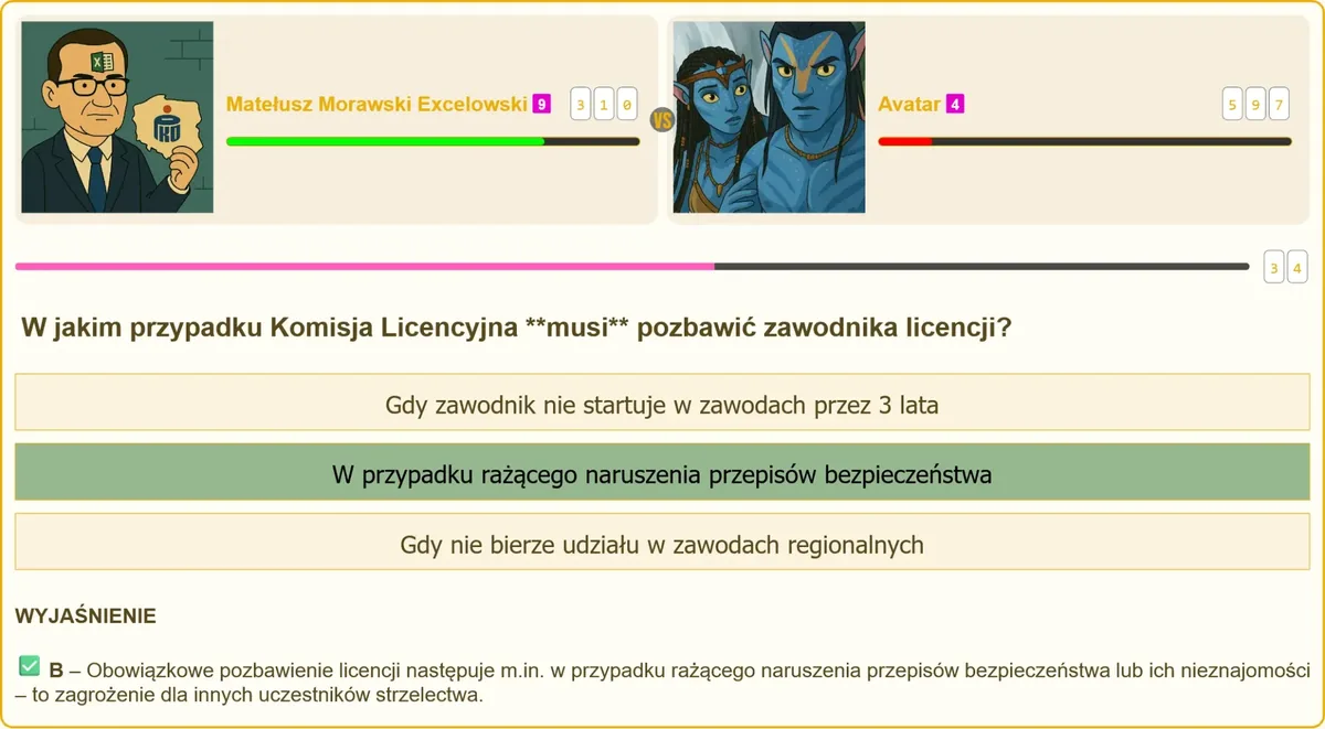 Zasady odbierania licencji strzeleckiej przez Komisję Licencyjną