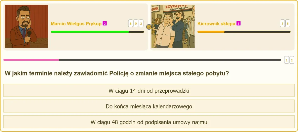 Zgłoszenie zmiany miejsca zamieszkania Policji przez posiadacza broni