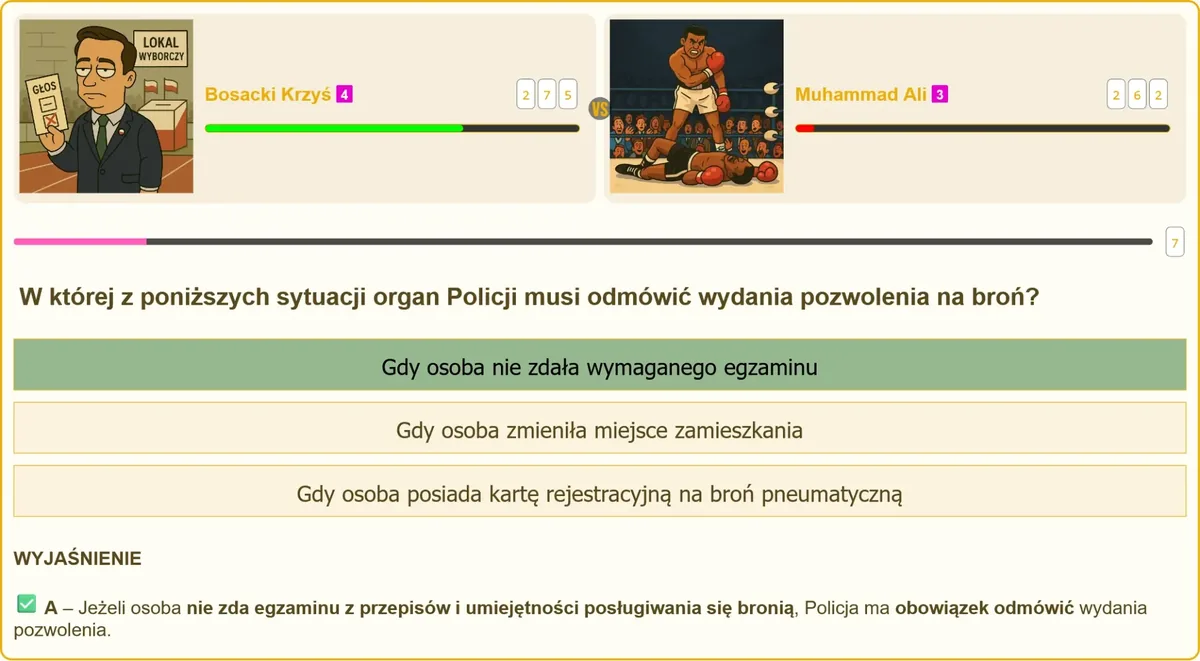 Egzamin na patent strzelecki jako warunek uzyskania pozwolenia na broń