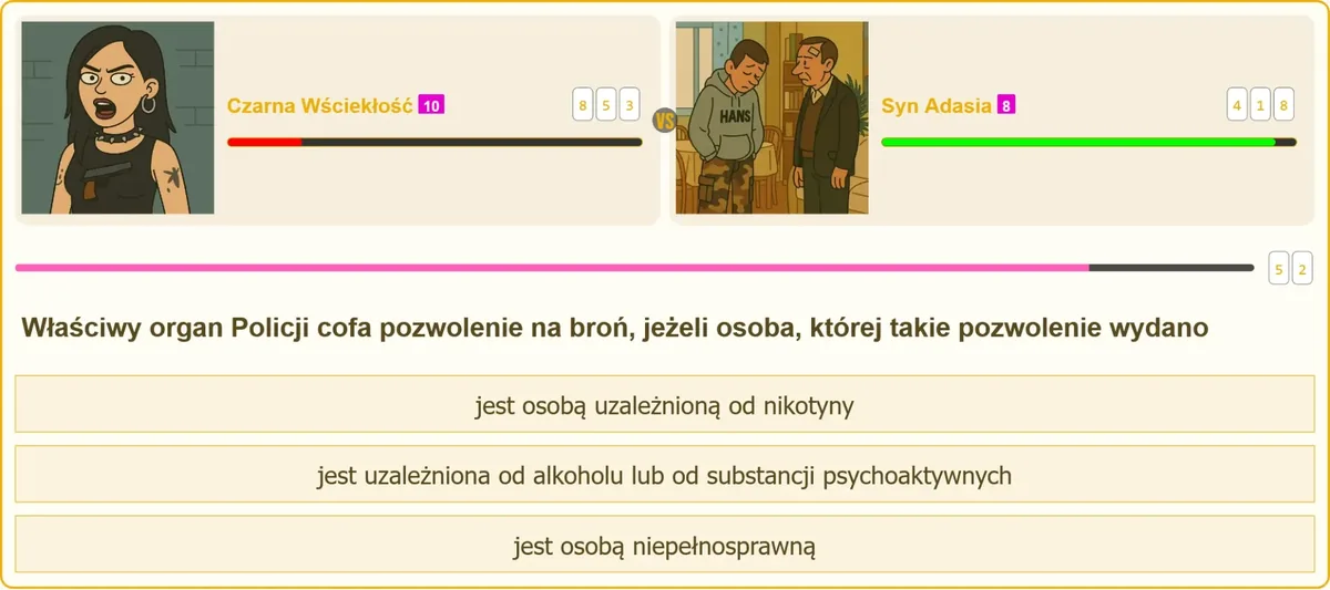 Cofnięcie pozwolenia na broń z powodu uzależnienia od alkoholu