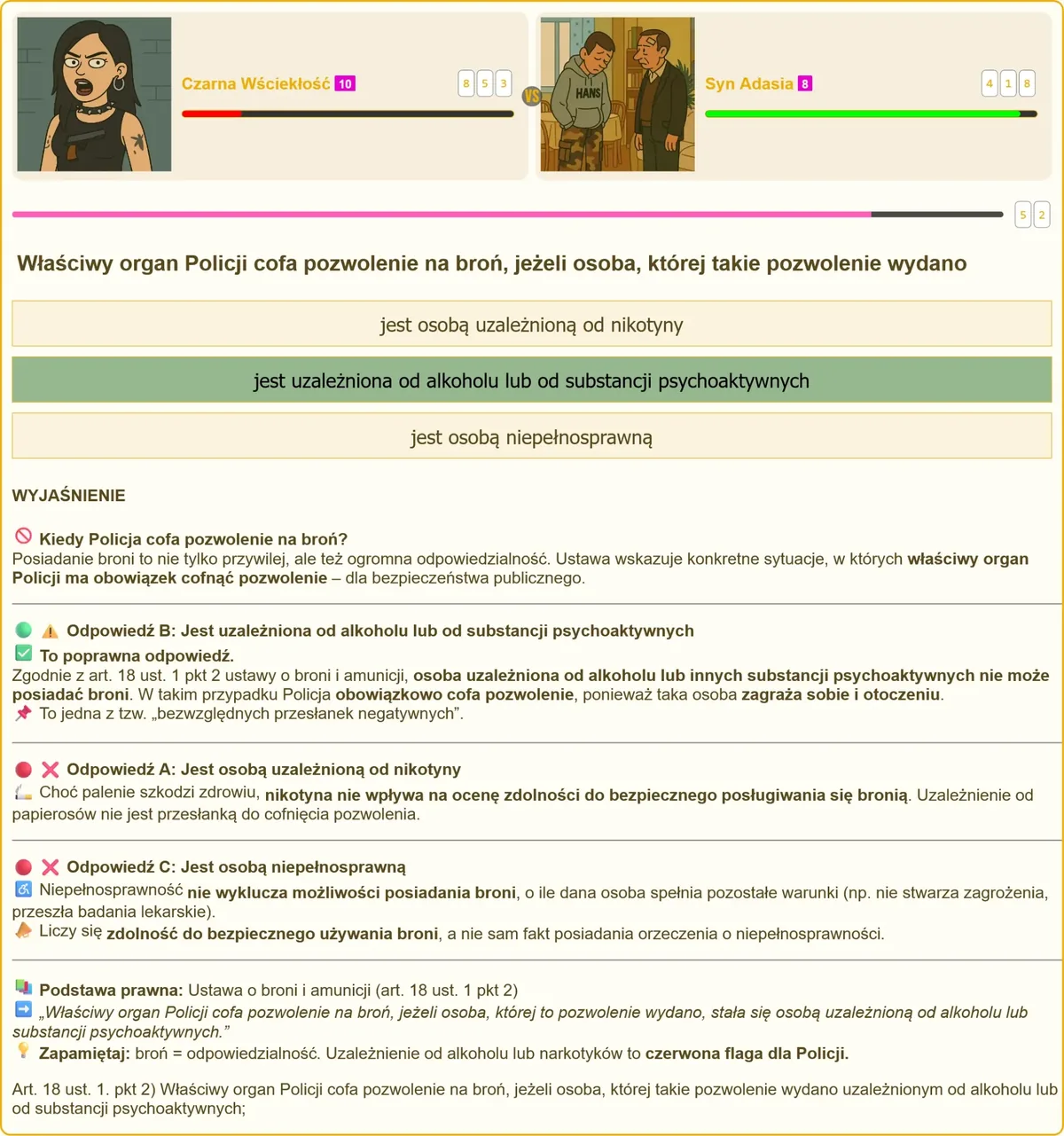 Test na patent strzelecki - pytania i odpowiedzi