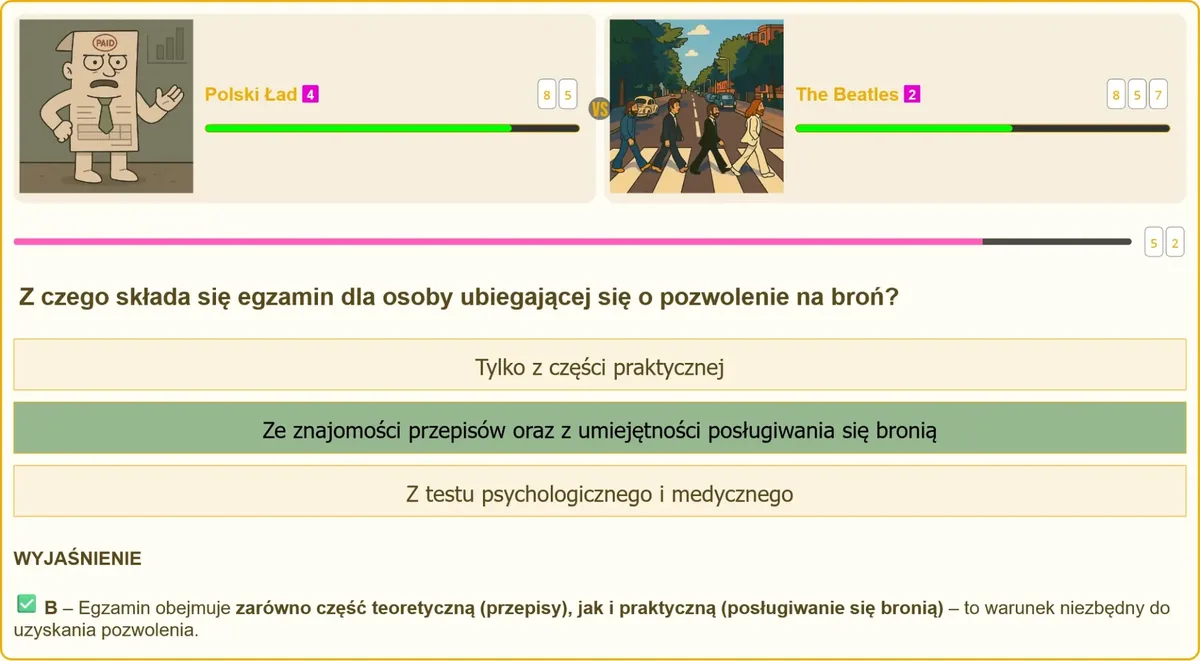 Przygotowanie do egzaminu na pozwolenie na broń – część teoretyczna i praktyczna